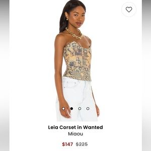 Miaou Leia corset in wanted